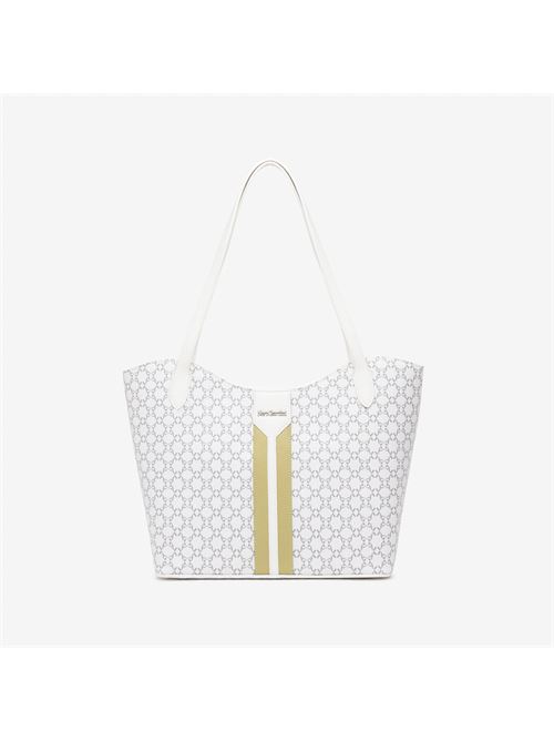 borsa tote da donna in materiale tecnico bianca NERO GIARDINI | E543930D707